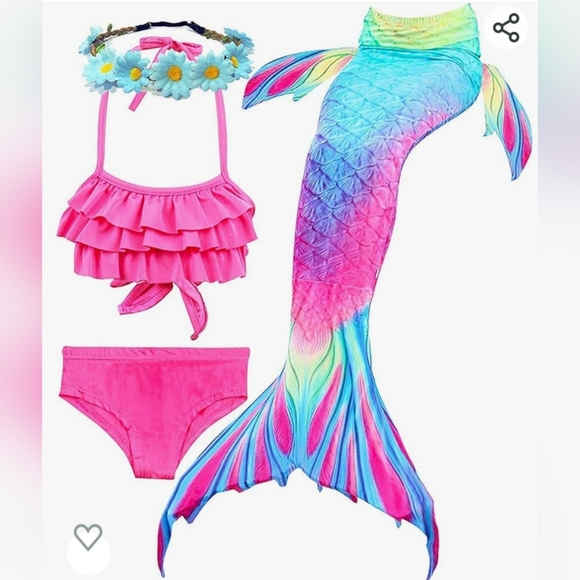 Other - Camlino 3 pcs Girls Swimsuit size medium NWOT